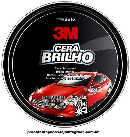 Cera Brilho 3M 200g