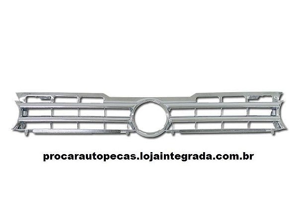 Grade Dianteira Cromada Gol/Parati/Saveiro 1996 Até 1999