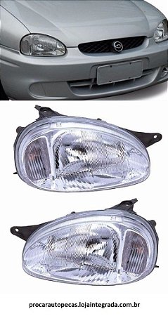 Farol Corsa 1994 Até 1999 Arteb Lado Esquerdo E Lado Direito (PAR)