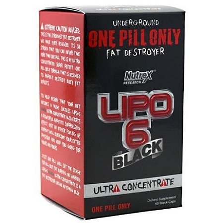 Lipo 6 Black Ultra Concentrado, Lipo 6, Nutrex, Emagrecedor