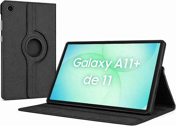 Capa Case Giratoria para novo Galaxy A11+ A11 Plus de 11 Polegadas