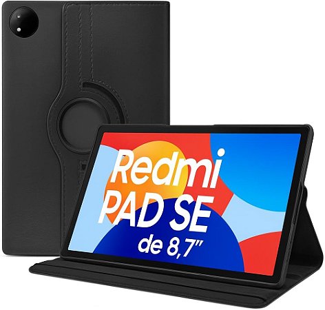 Capa Case Giratoria para Novo Redmi Pad SE DE 8.7 POLEGADAS