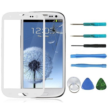 Tela Display Vidro S3 Samsung Galaxy I9300 + Brindes