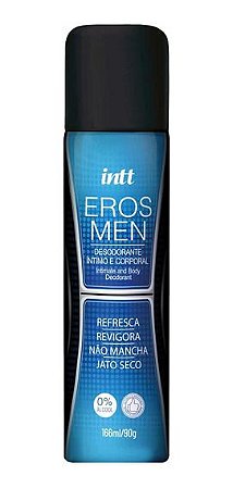 Desodorante Masculino Eros Men Intimo Jato Seco Intt 166ml