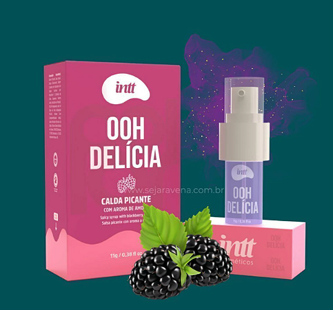 Ooh Delícia Calda Picante Amora | Intt Cosméticos - Sabor e Sensualidade