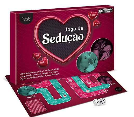 Jogo Da Sedução Tabuleiro Diversão Ao Cubo