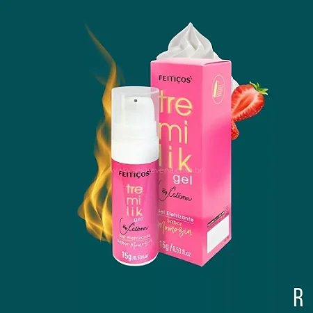 Tremilik Momozin Gel Vibrador Líquido Beijável By Calianer