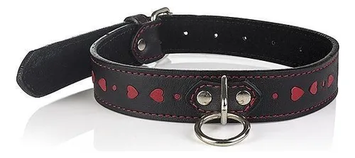 COLEIRA EM COURO E GUIA HEART – DOMÍNIO COM ELEGÂNCIA E INTENSIDADE