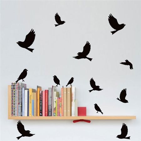 Adesivos De Passaros Voando Decoracao Design Afetivo