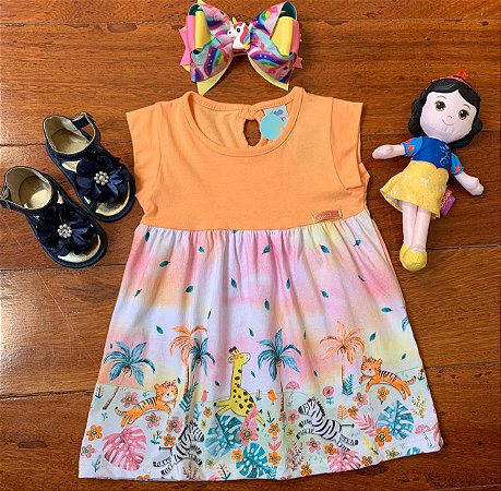 vestido brilhante infantil