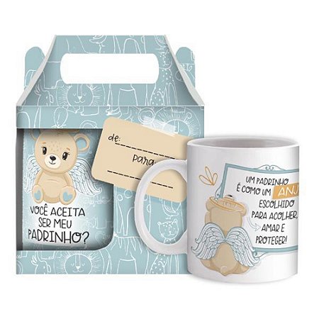 Caneca Você Aceita Ser Meu Padrinho?