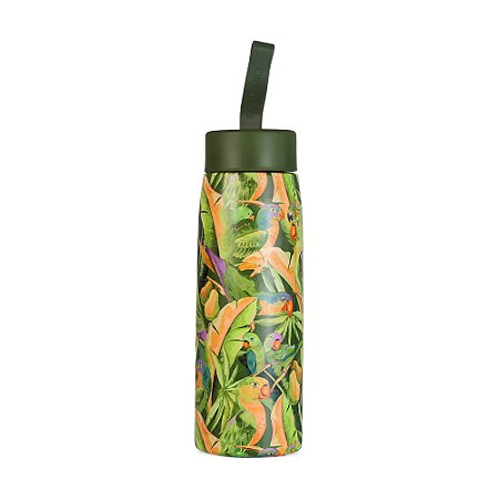 Garrafa Farm Que Sede 500ml Floresta Passarinho