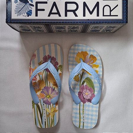 Chinelo Farm Jangada Azul Mare