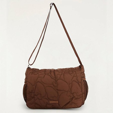Bolsa Farm Transversal Brisa Puffer Marrom