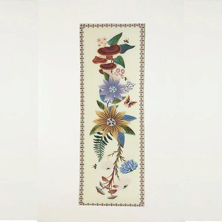 Tapete Yoga Farm Jardim Brilhante 180x60 cm