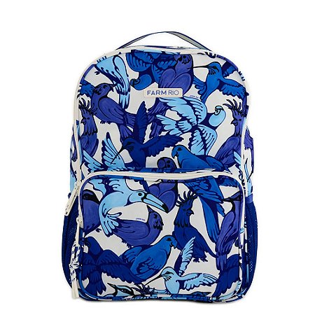 Mochila Farm Me Leva Passarejo Azul