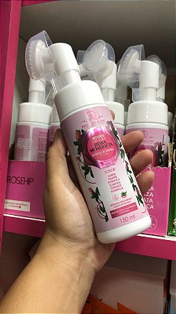Mousse Micelar Espuma de Limpeza Facial Rosa Mosqueta - Phallebeauty