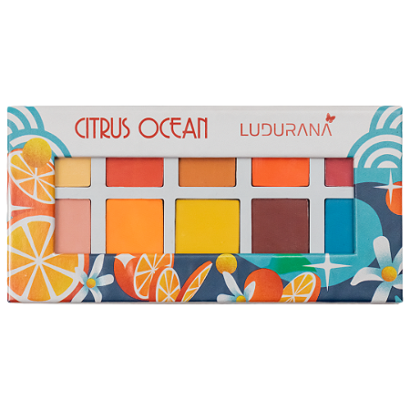 Paleta de Sombras Citrus Ocean - Ludurana