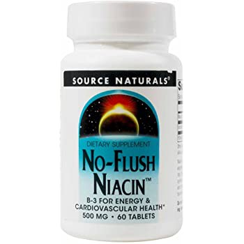 NO-FLUSH NIACIN 500mg 60 COMPRIMIDOS SOURCE NATURALS