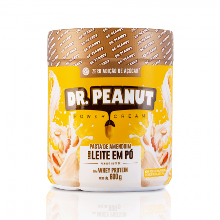 Pasta de Amendoim Dr. Peanut 600g Leite em pó