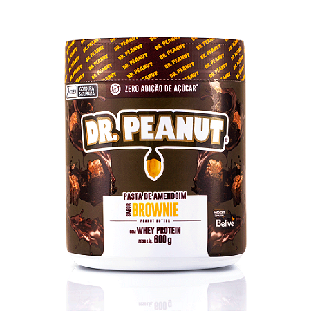 Pasta de Amendoim Dr. Peanut 600g Brownie