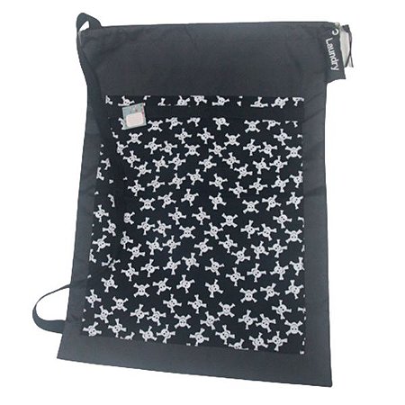 Laundry Bag Nylon Preto Pirata Grande
