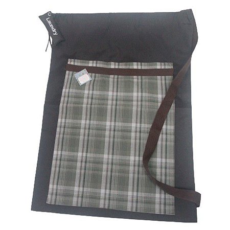 Laundry Bag Nylon Marrom Verde