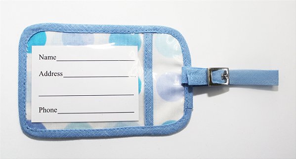 Tag de Mala Soft Azul/ Blue Light