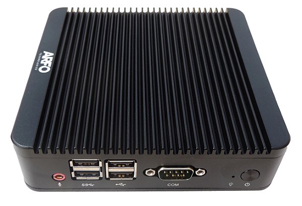 MINI PC INDUSTRIAL ARFO MOD. AR-1210, I3, 4GB, SSD128, 1 SERIAL, 4 USB, 2 LAN, PADRÃO VESA  (wi-fi opcinonal nao inclusa) com linux