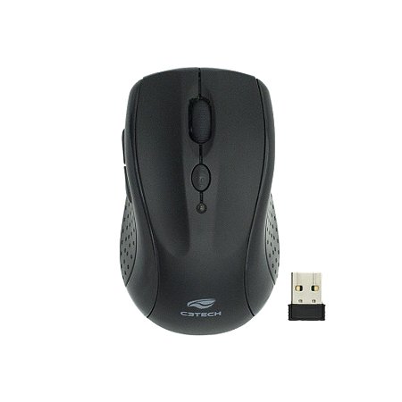 MOUSE SEM FIO PRETO C3TECH - MOD. M-W012BK