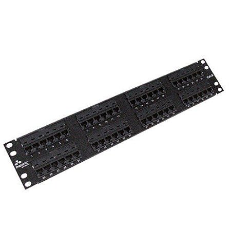 PATCH PANEL CAT5E COM 48 PORTAS