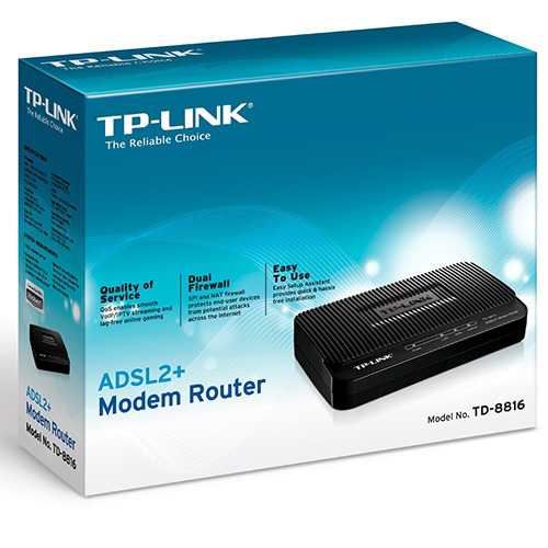 MODEM ADSL ROTEADOR TP-LINK TD-8816