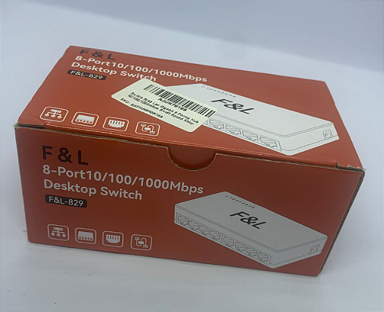 SWITCH 8 PORT GIGABIT NETWORK