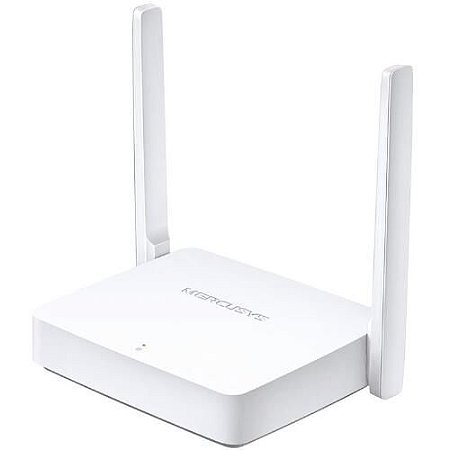 ROTEADOR WIRELESS MERCUSYS MW301R 300Mbps 2ANTENAS BRANCO - MW301R