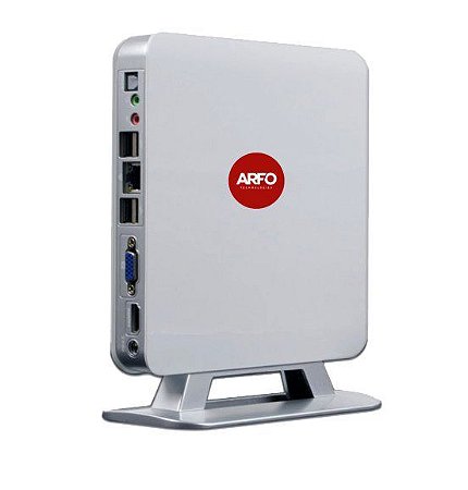 MINI PC HOME ARFO MOD. AR-1135, AMD, 4GB, SSD mSATA 128GB, 6 USB, 1 LAN (wi-fi opcinonal nao inclusa) com linux