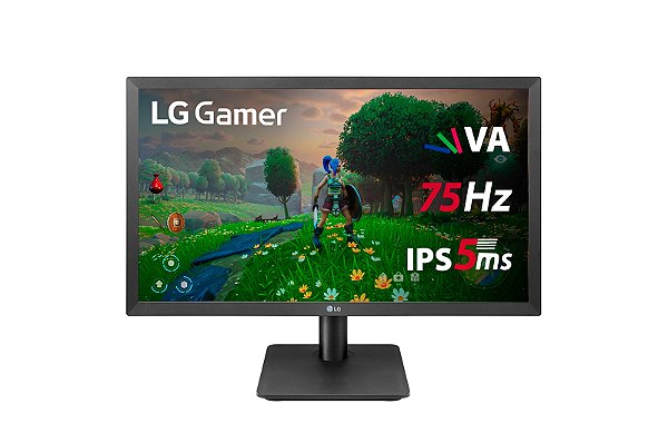 Monitor Gamer LED, Tela de 21,5", Tempo de resposta 5ms, Taxa de atualização de 75Hz, HDMI, Full HD, 22MP410-B, LG - CX 1 UN