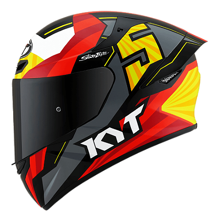 CAPACETE KYT TT-COURSE FLUX JAUME MASIA REPLICA 2019
