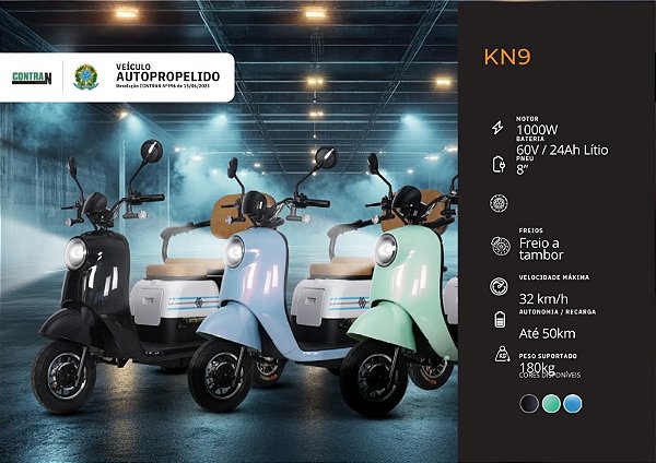 TRICICLO ELÉTRICO KAPPAK KN9 1000W