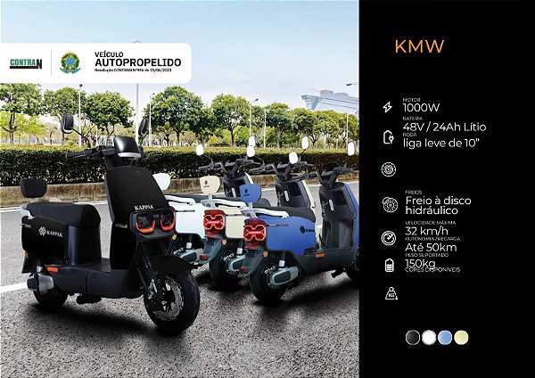 SCOOTER ELÉTRICA KAPPAK KMW 1000W