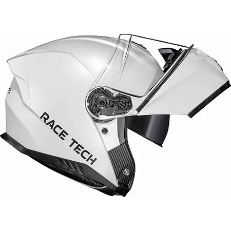 CAPACETE RACE TECH SIGNAL MONOCOLOR BRANCO