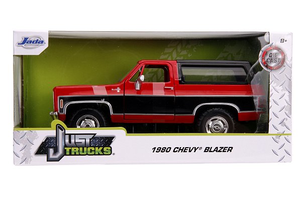 1/24 1980 CHEVY K5 BLAZER STOCK JUST TRUCKS  VERMELHO