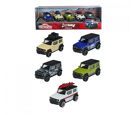 1/64 MAJORETTE CONJUNTO 5 PCS SERIE SUZUKI JIMNY