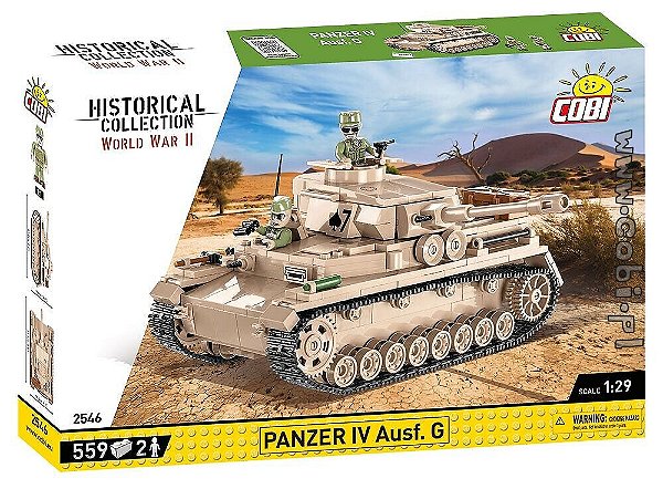 TANQUE MILITAR ALEMAO PANZER IV BLOCOS PARA MONTAR COM 559 PCS