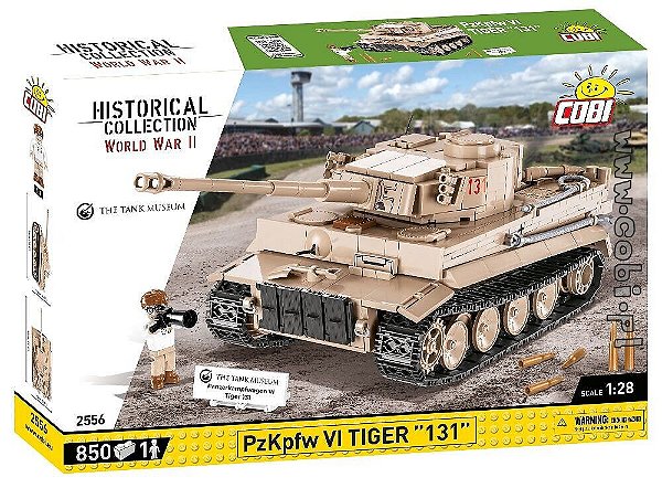 TANQUE MILITAR ALEMAO VI TIGER 131 BLOCOS PARA MONTAR COM 850 PCS