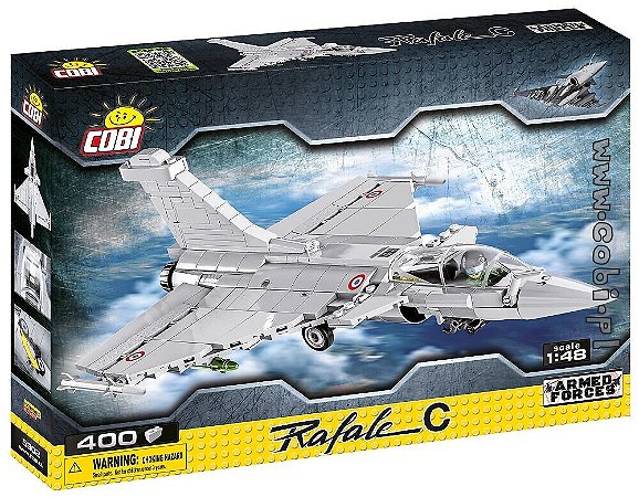 AVIAO MILITAR FRANCES RAFALE C BLOCOS PARA MONTAR COM 400 PCS