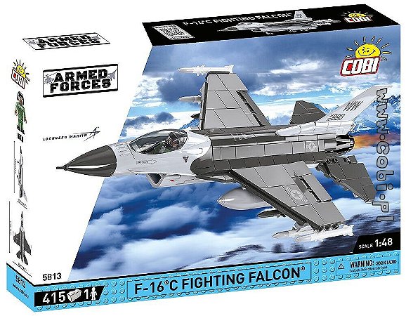 AVIAO MILITAR AMERICANO F-16C FIGHTING FALCON BLOCOS PARA MONTAR COM 415 PCS