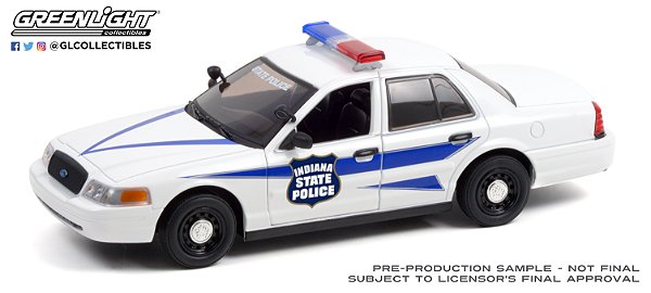 1/24 GREENLIGHT HOT PURSUIT 2008 FORD CROWN VICTORIA POLICE
