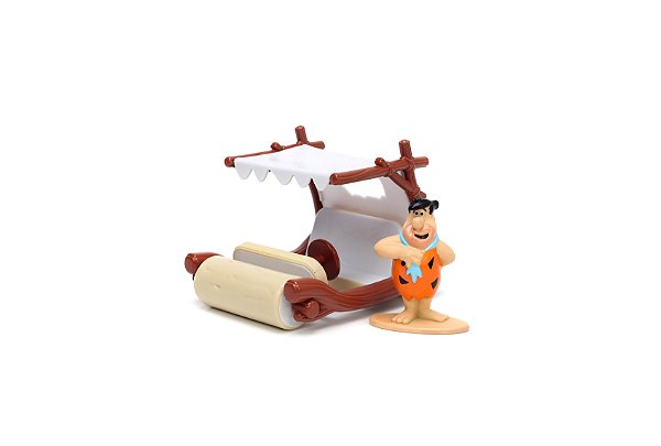 1/32 FLINTMOBILE CARRO DOS FLINTSTONES COM BONECO FRED