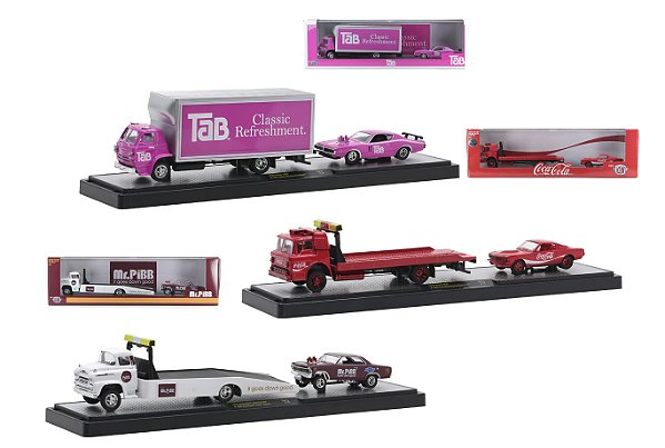 1:64 M2 COCA COLA AUTO TOW HAULERS TW01 - Miniaturas colecionáveis para a  sua loja