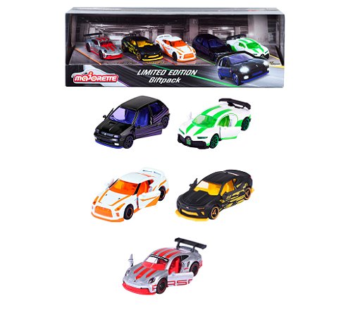 1/64 MAJORETTE GIFTPACK  5 CARROS LIMITED EDITION MULTI COLORS